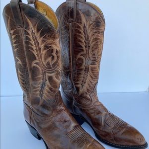 Men’s Tony Lama Cowboy Boots, 10 EE